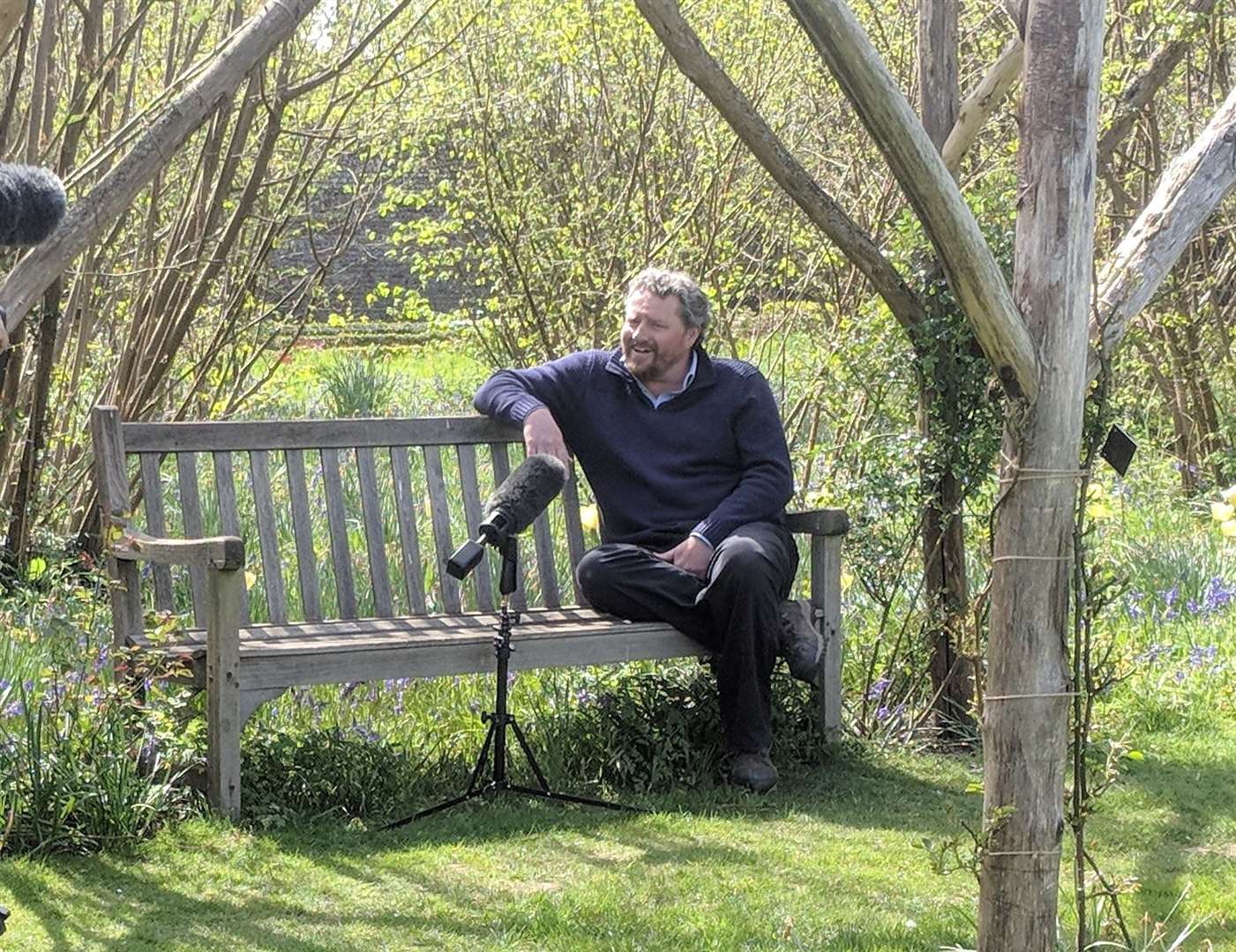 Penshurst Place head gardener Tony Wiseman