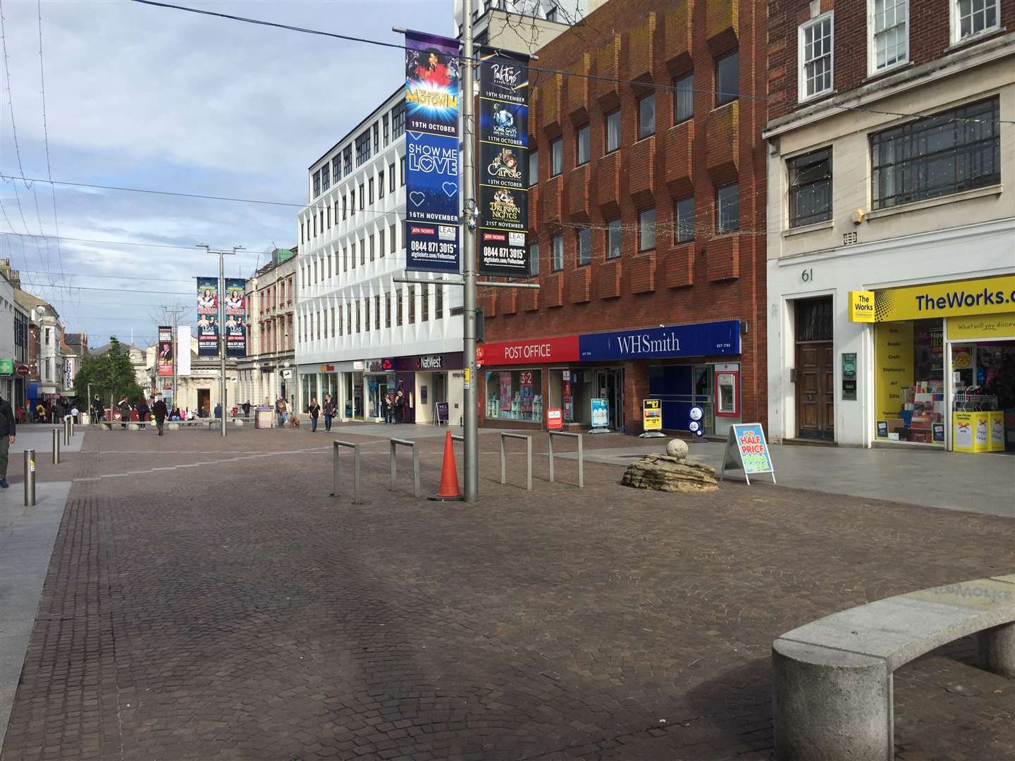 Town centres across the county will benefit from increased police presence. Pictured: Folkestone town