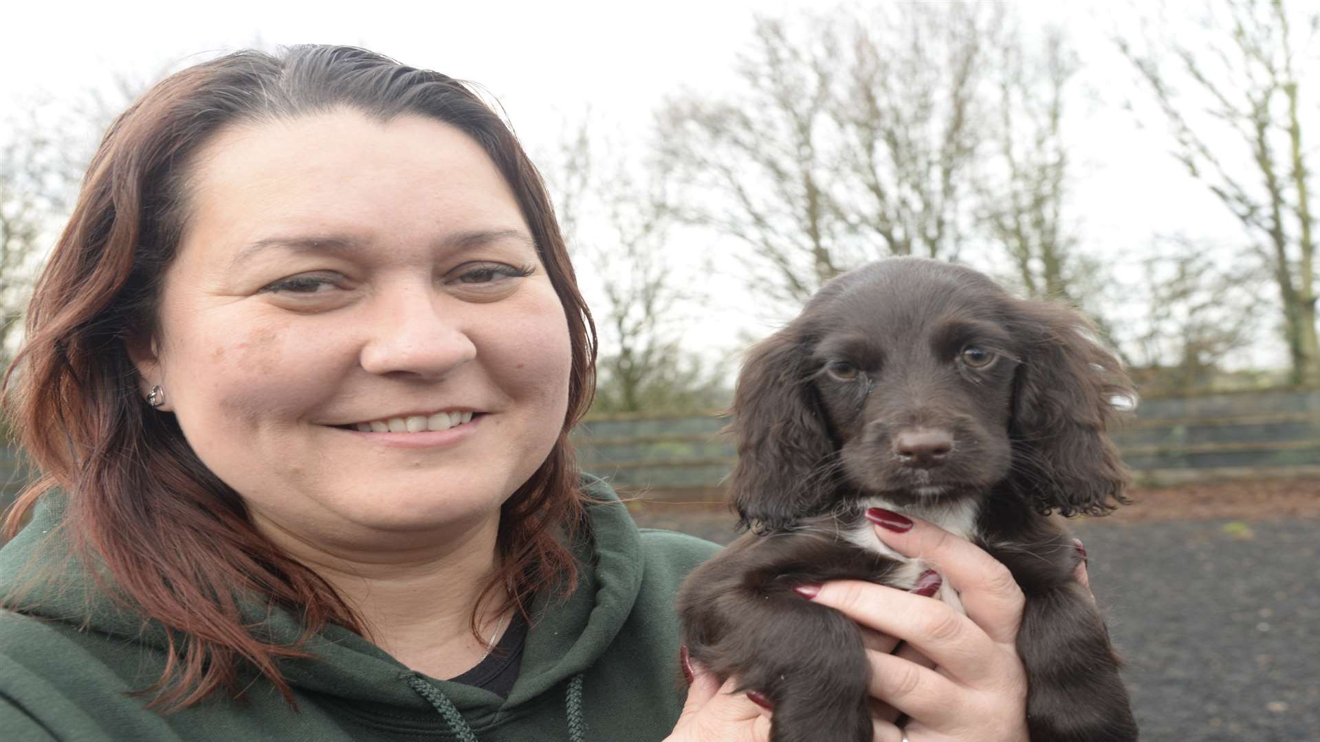 Corrina Shuttlewood with Nikita. Picture: Chris Davey