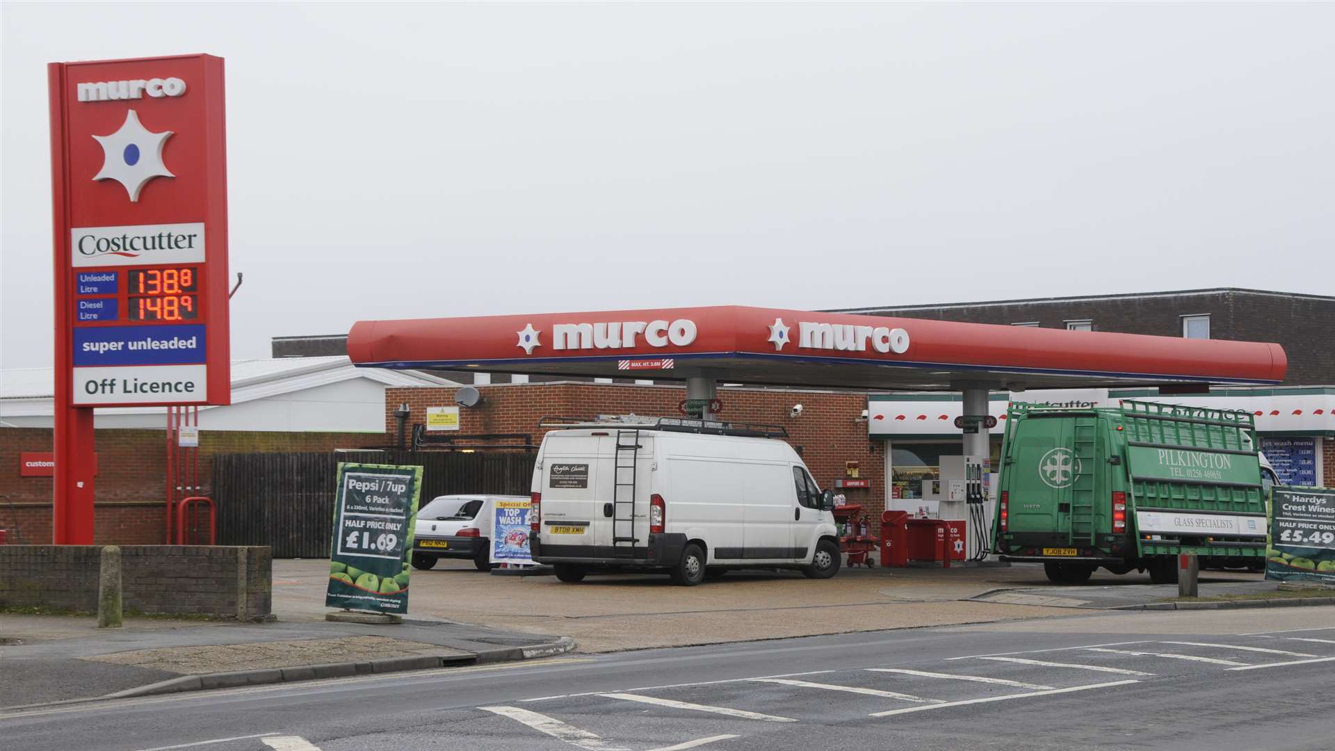 The Murco garage in Brookfield Road