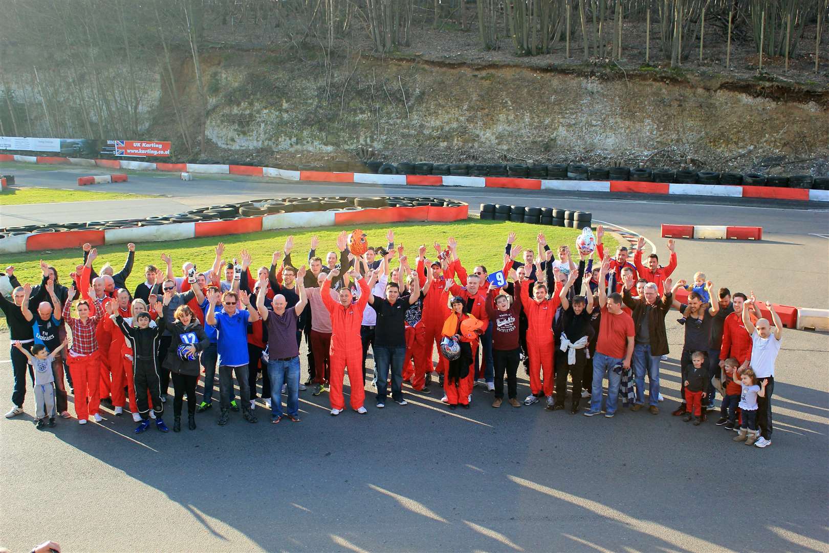 The first Ryan Lawford memorial event in 2014 raised thousands for charity. Lawford was a talented rallycross racer who died in 2013 aged 26. Picture: Joe Wright