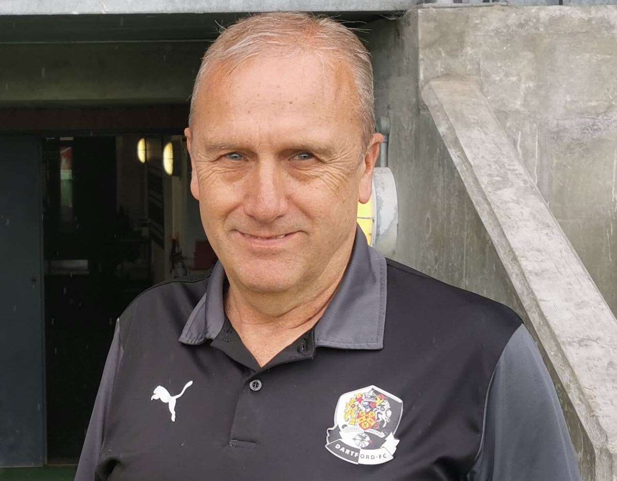 Tony Burman - back in caretaker charge at Dartford.