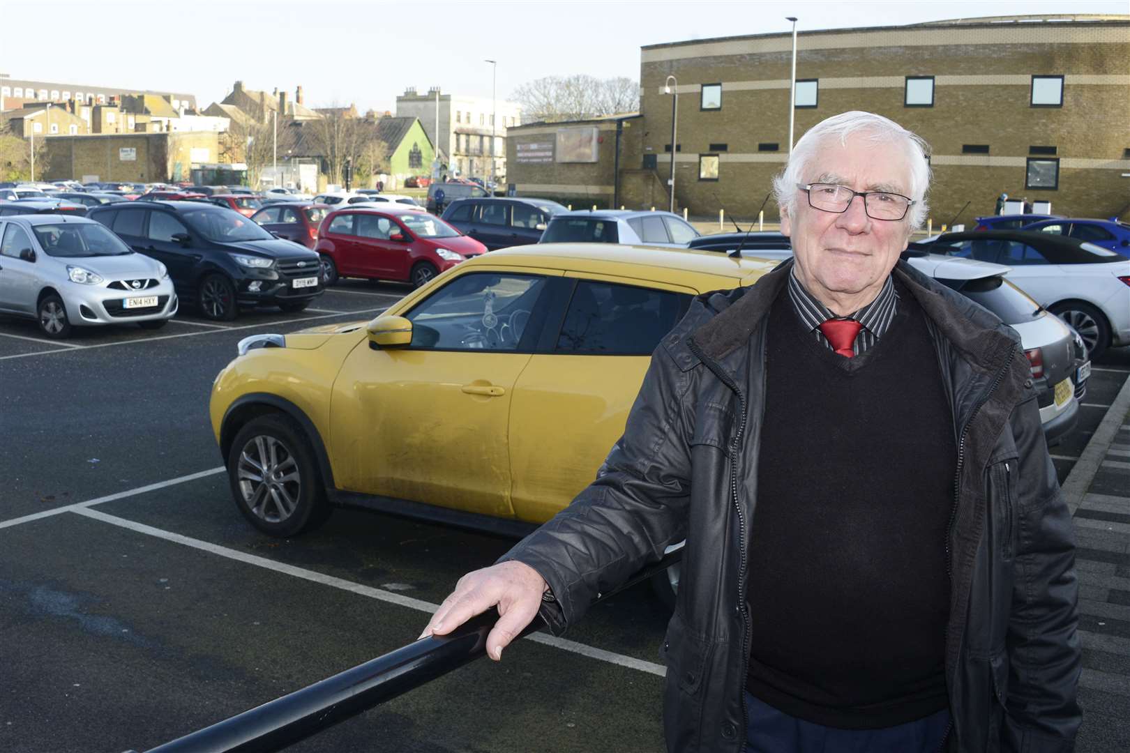 Peter Vickery-Jones at William Street car park, Herne Bay