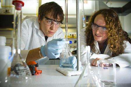 A lab at the University of Greenwich, Medway campus. Picture: University of Greenwich