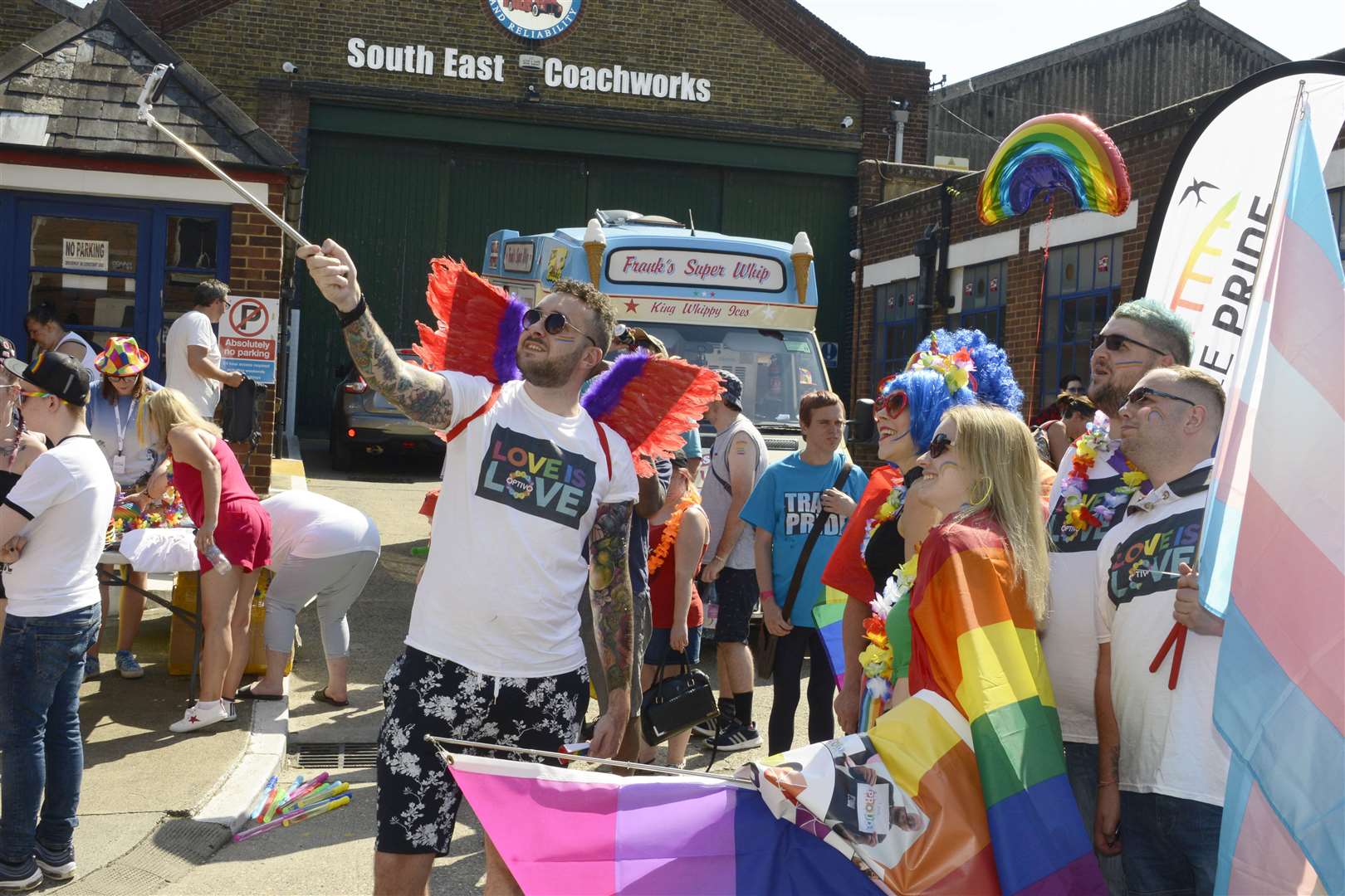 The parade was the first of its kind in the area.Picture: Paul Amos