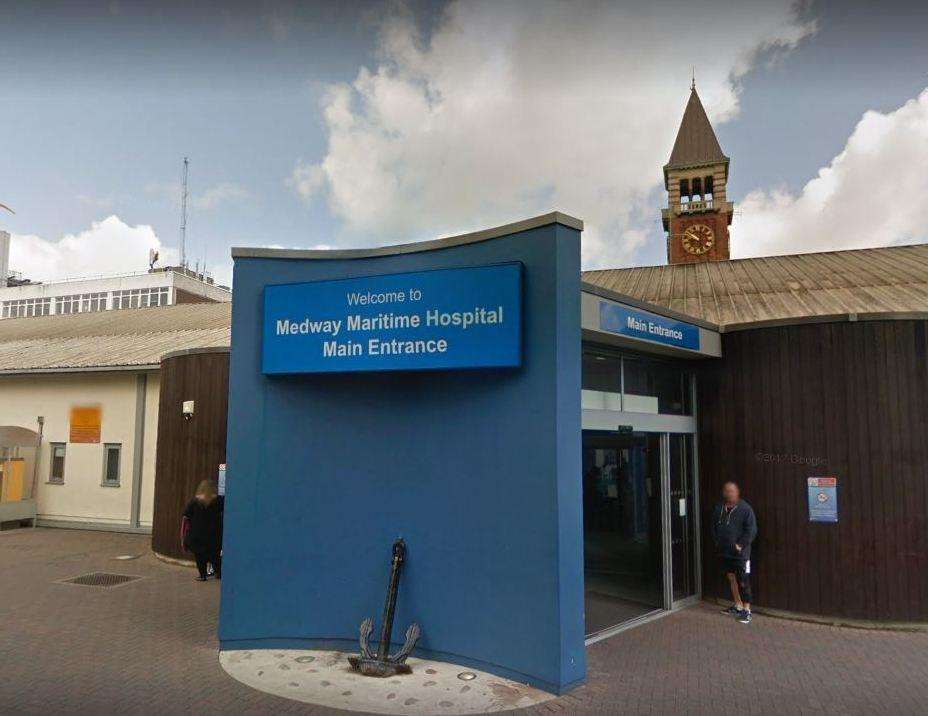 Medway Martime Hospital. Picture: Google