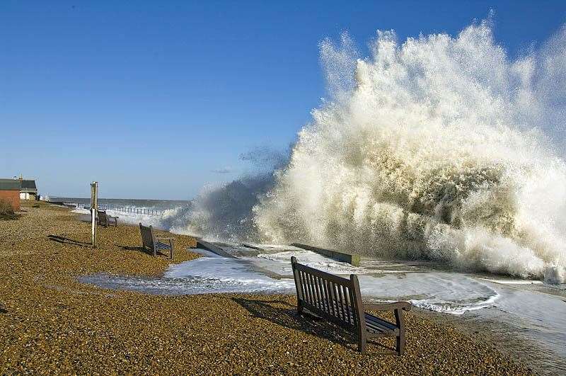 A flood warning has been issued for Kingsdown and coastal areas leading to Ramsgate including Deal and Sandwich