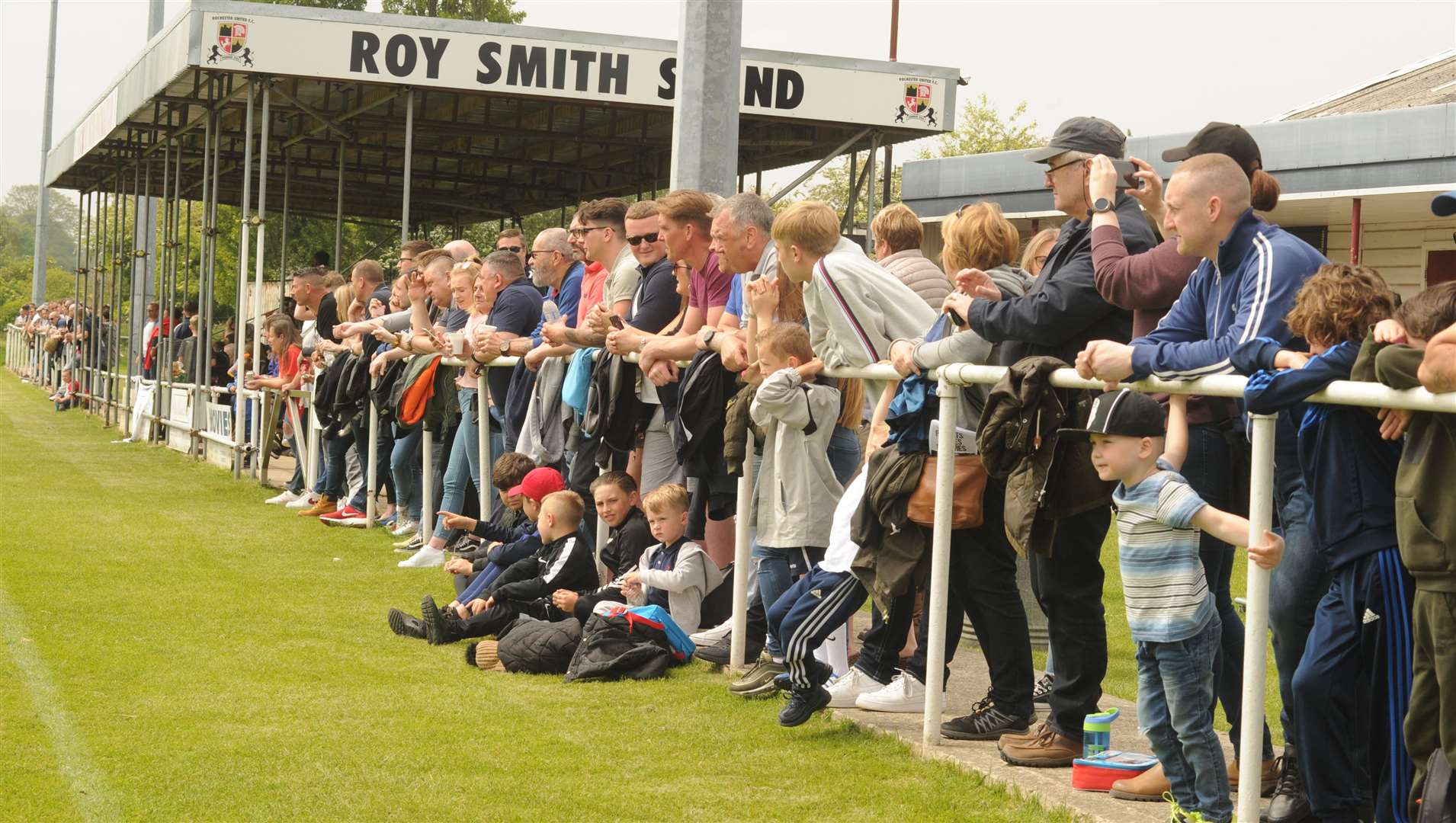 Rochester United can apply for grant funding to improve their facilities with a lease extension secured Picture: Steve Crispe.