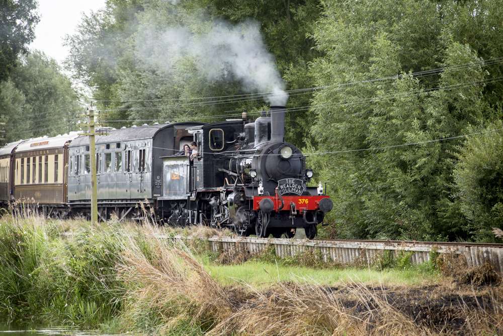 The Wealden Pullman on the Kent & East Sussex Railway Picture courtesy: Lewis Brockway