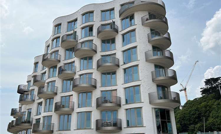 The Shoreline Crescent flats – phase one – have already been built on Folkestone seafront