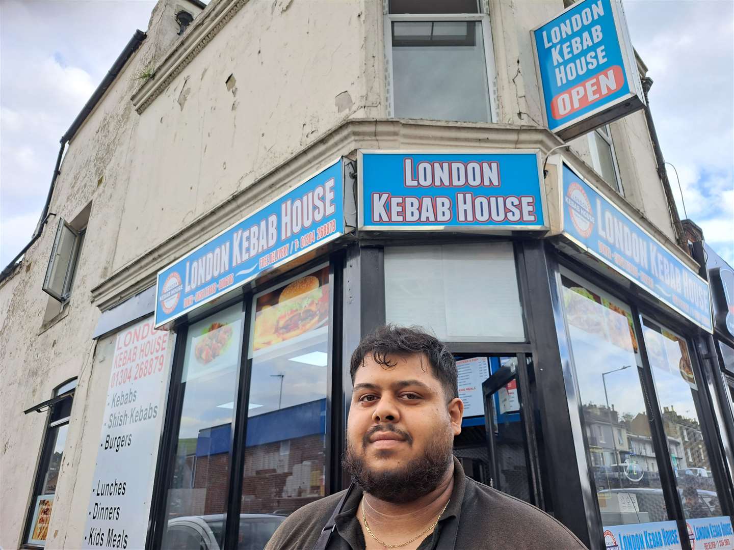 Alex Delfost of London Kebab House in Dover