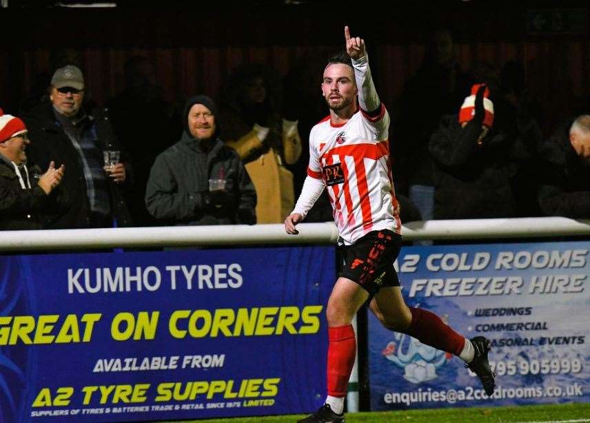 Former Charlton youth player and current Sheppey United striker Alex ...