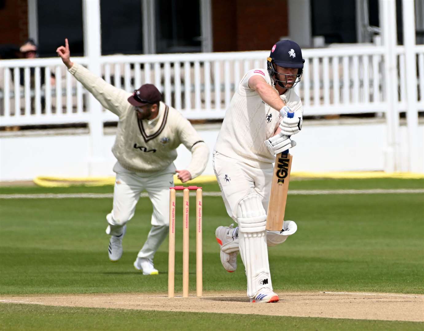 Ben Compton was removed on 17 after scoring just three runs in his first innings. Picture: Barry Goodwin