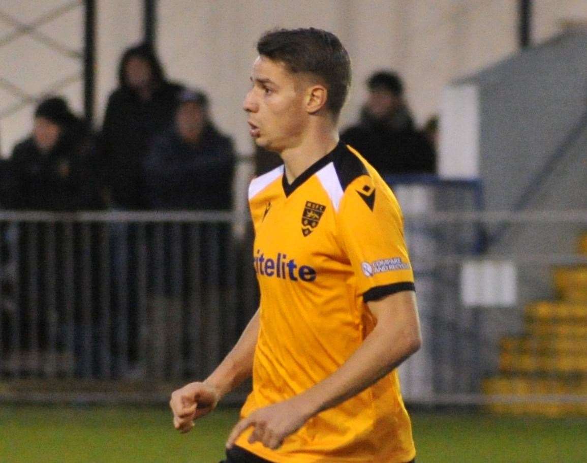 Maidstone United striker Jake Embery Picture: Steve Terrell