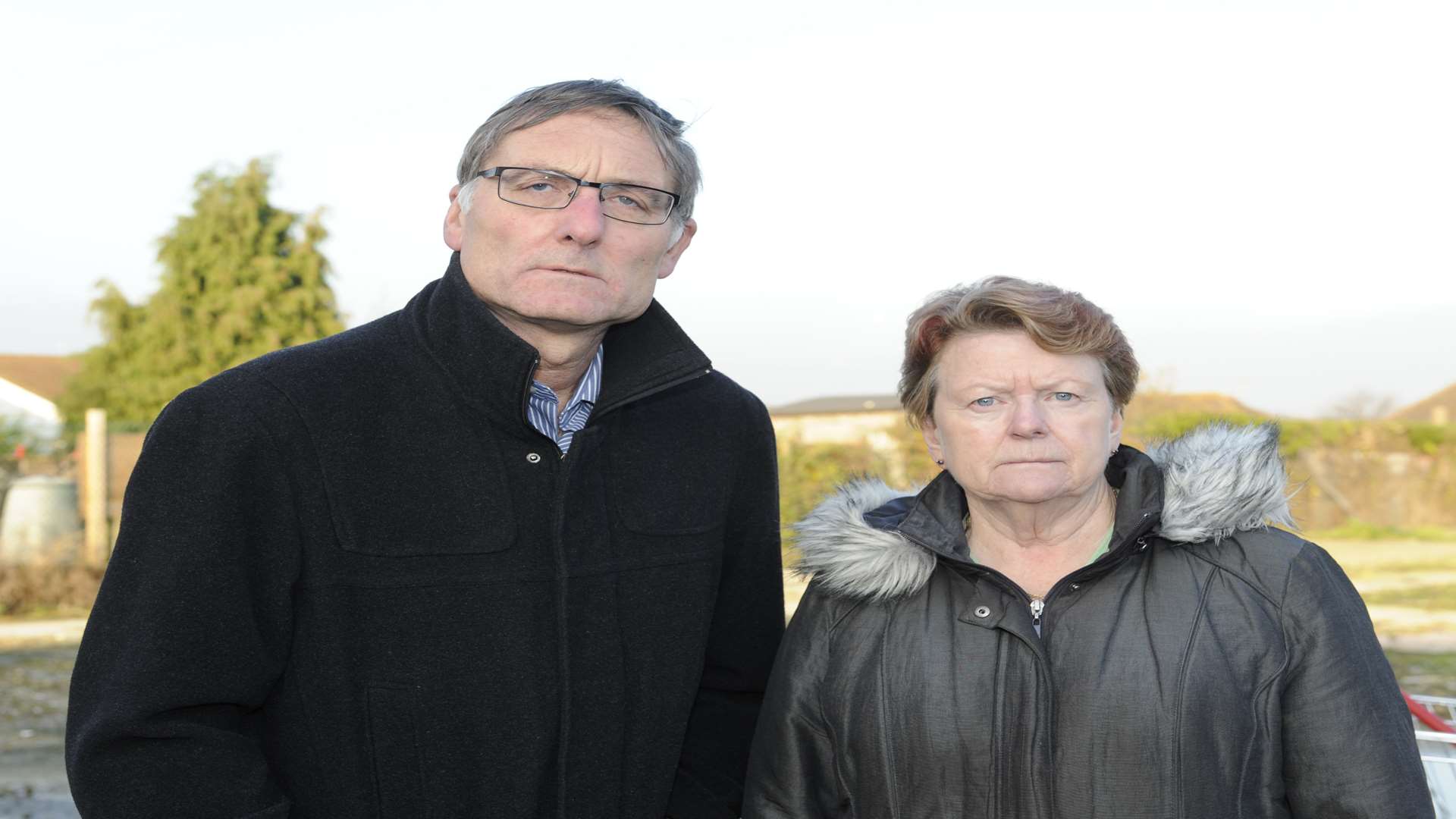 Cllr Alan Baldock and local activist Jean Butcher