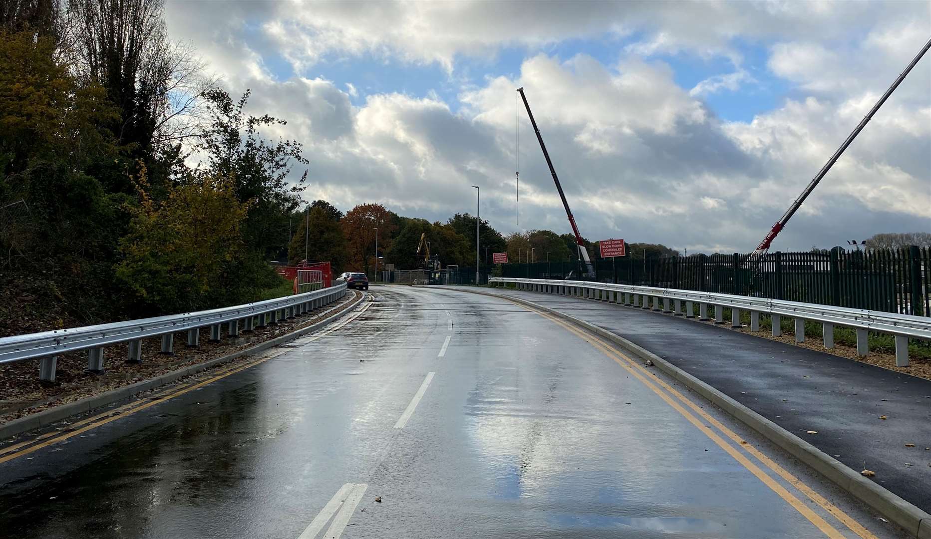 The new link road in Panattoni Park connects Bellingham Way and Station Road in Aylesford