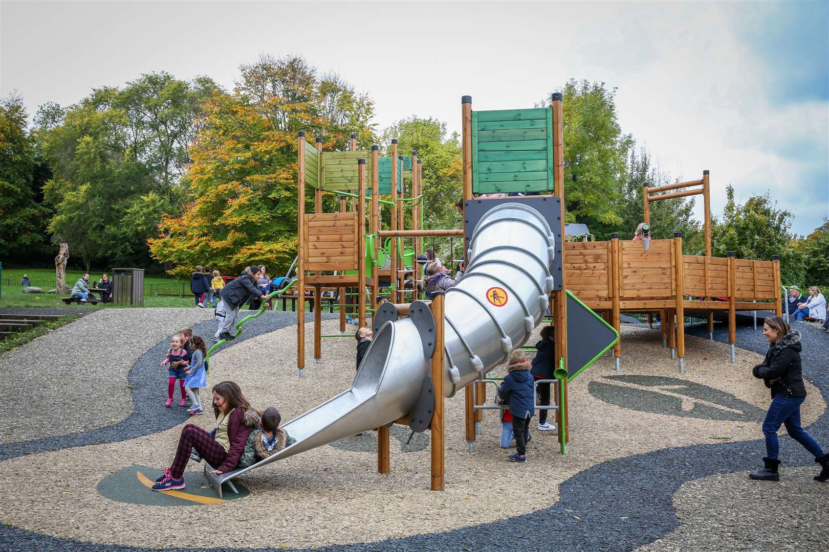 Enjoy a brisk walk and the outdoor playgrounds at Kent's country parks. Picture: Matthew Walker