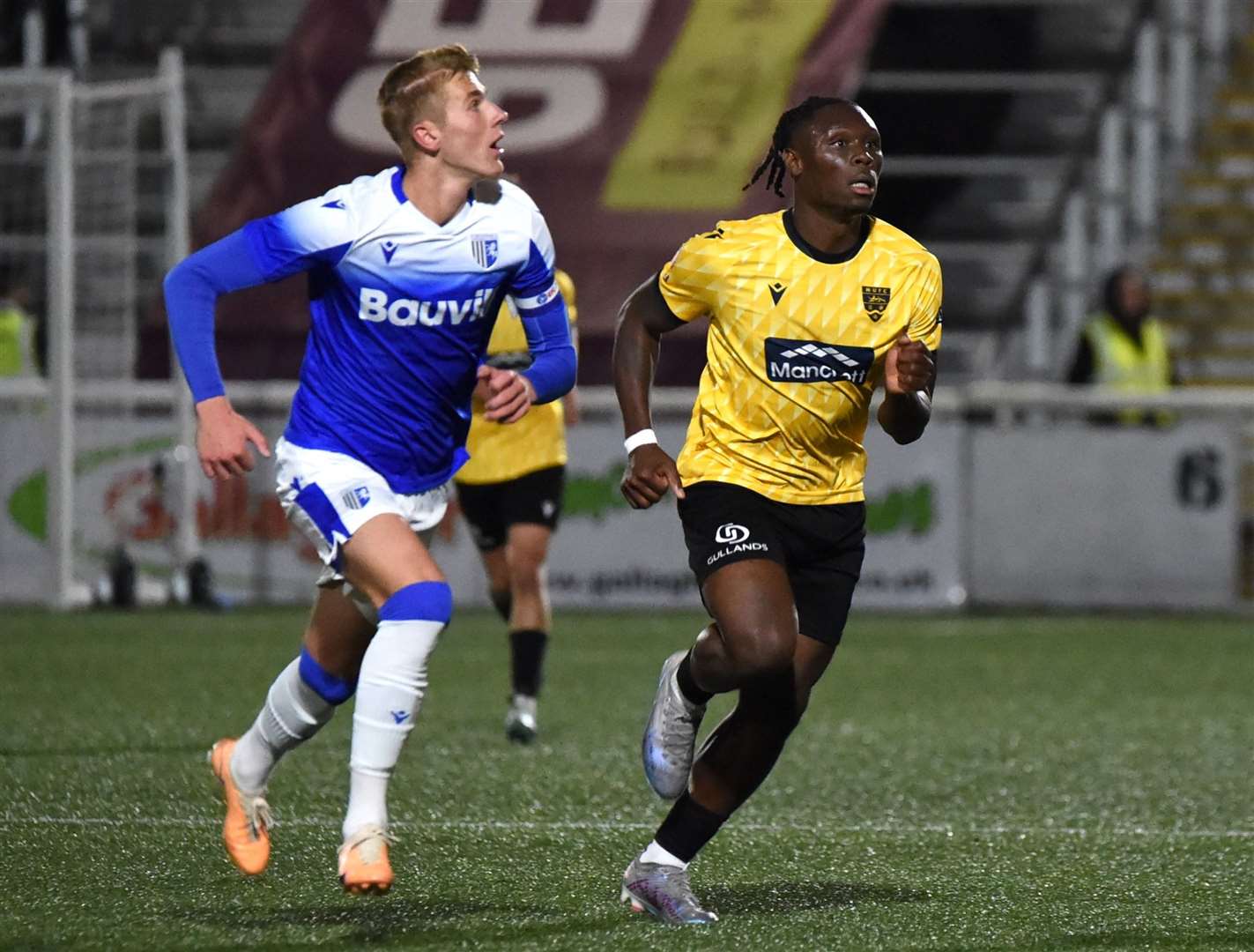 Kent Senior Cup second round action between Maidstone and Gillingham Picture: Steve Terrell