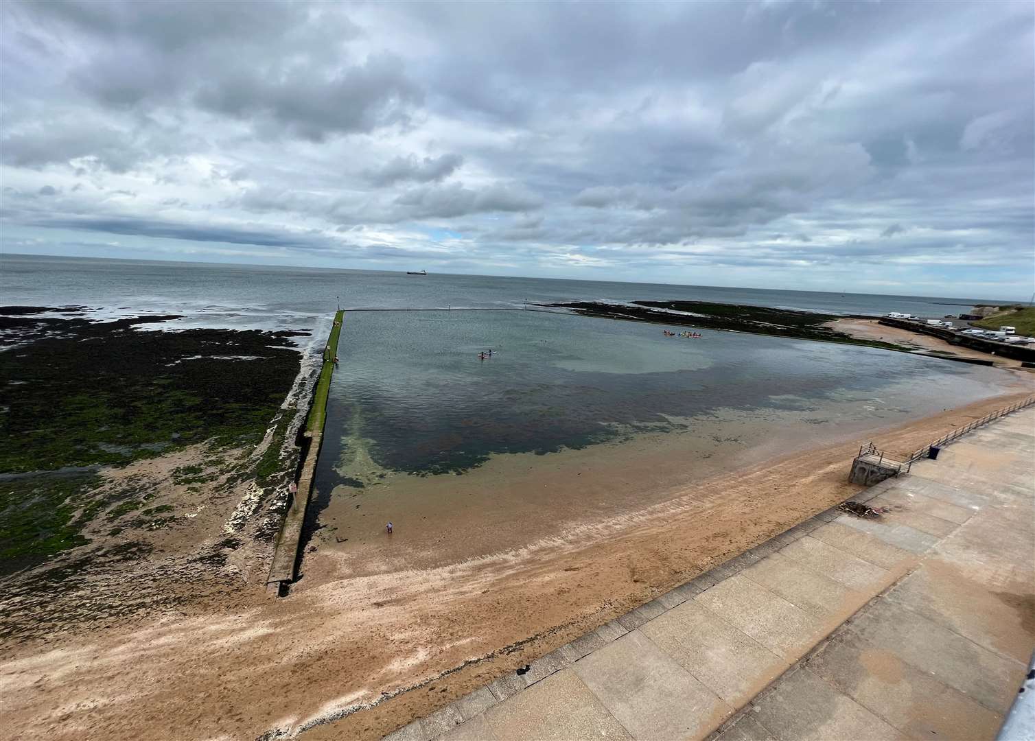 The Walpole Bay tidal pool in Cliftonville, near Margate, has become increasingly popular in recent years