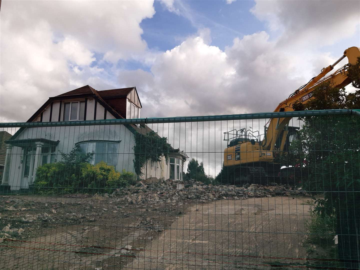 Work started in Rainham High Street in August