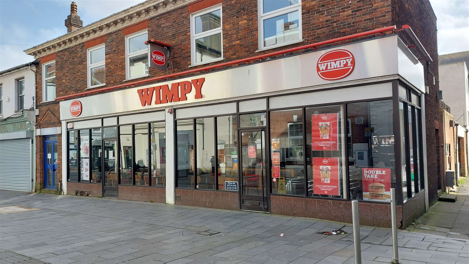 Wimpy in Ashford has been shut since the end of last year but will reopen, bosses say