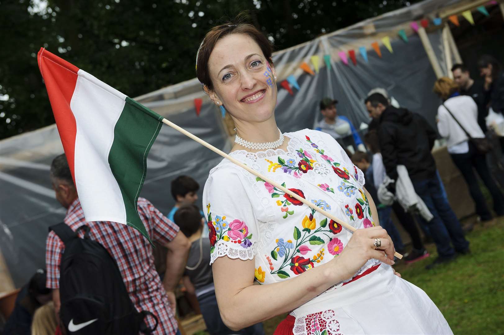 Krisztina Koch at the Hungarian festival of Majalis in 2016. Picture: Andy Payton