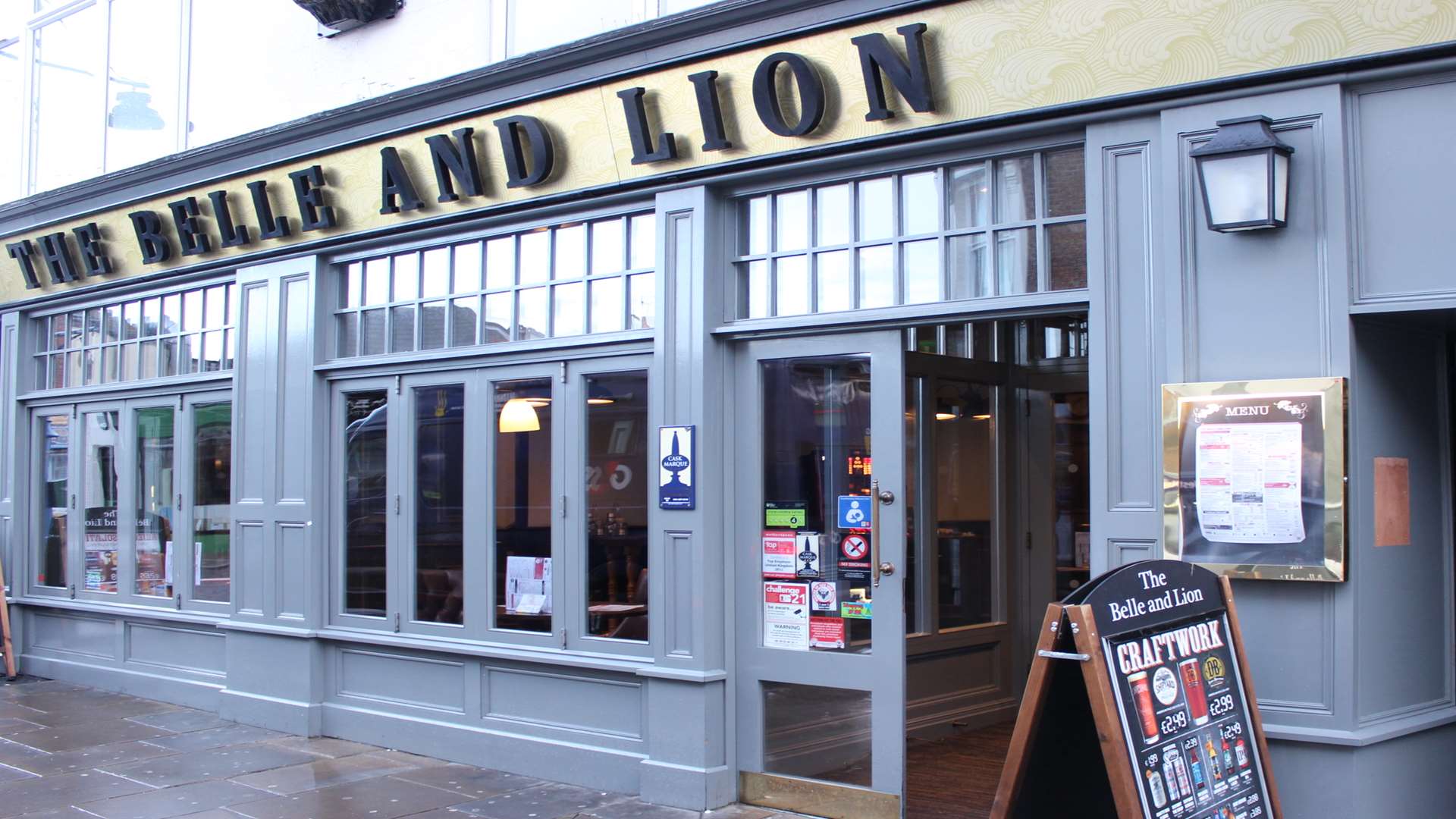 One of the pubs affected: the Belle and Lion in Sheerness on the Isle of Sheppey