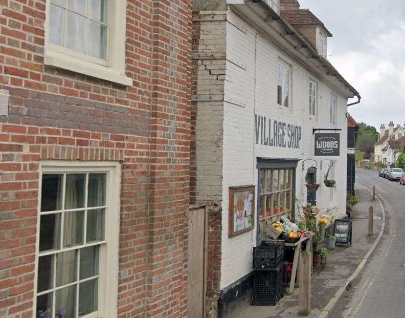 Wood's village store in Eyhorne Street, Hollingbourne