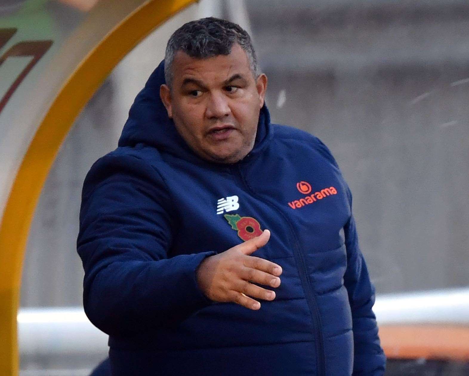 Maidstone United manager Hakan Hayrettin Picture: Keith Gillard