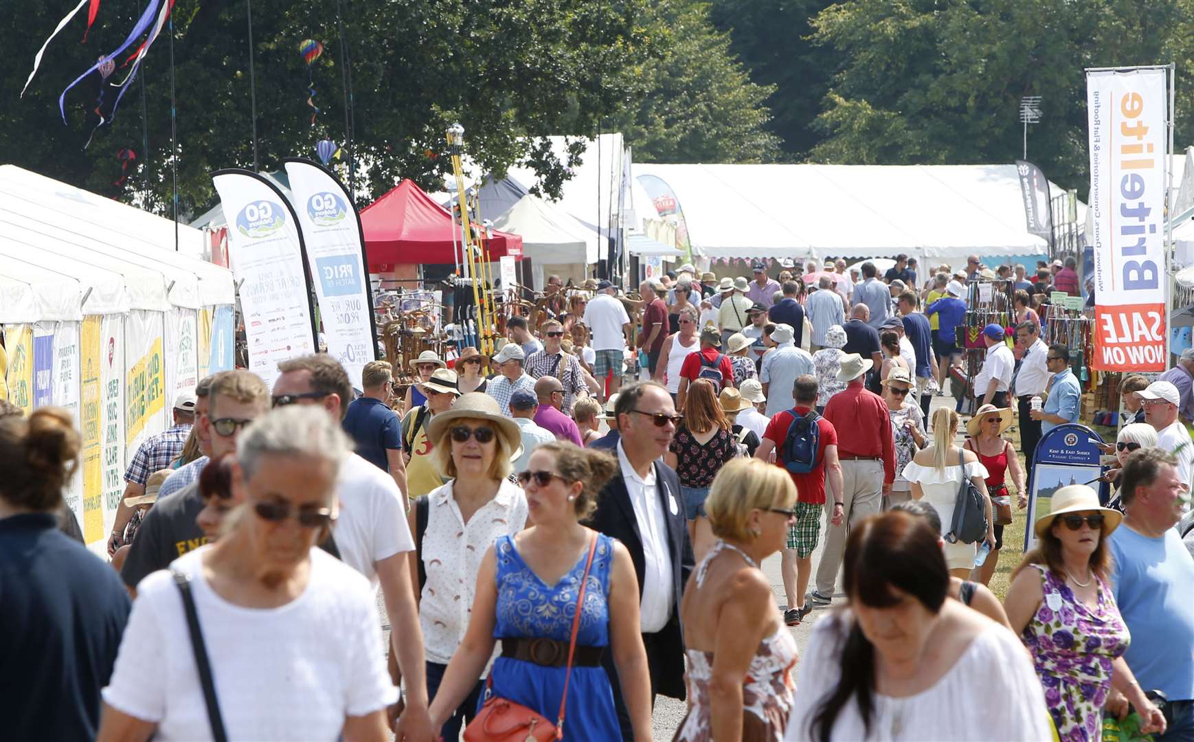 Visitors at the Kent County Show in 2018 Picture: Andy Jones