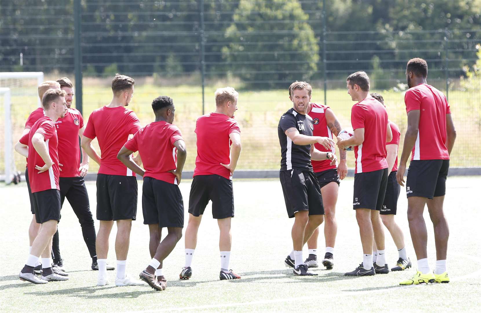 Ebbsfleet training at Kings Hill Sports Park Picture by: Matthew Walker