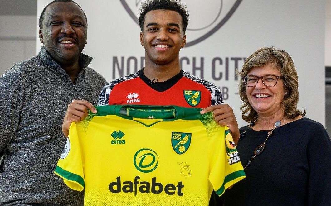 Sam McCallum with his father Jon Warden and mum Sarah