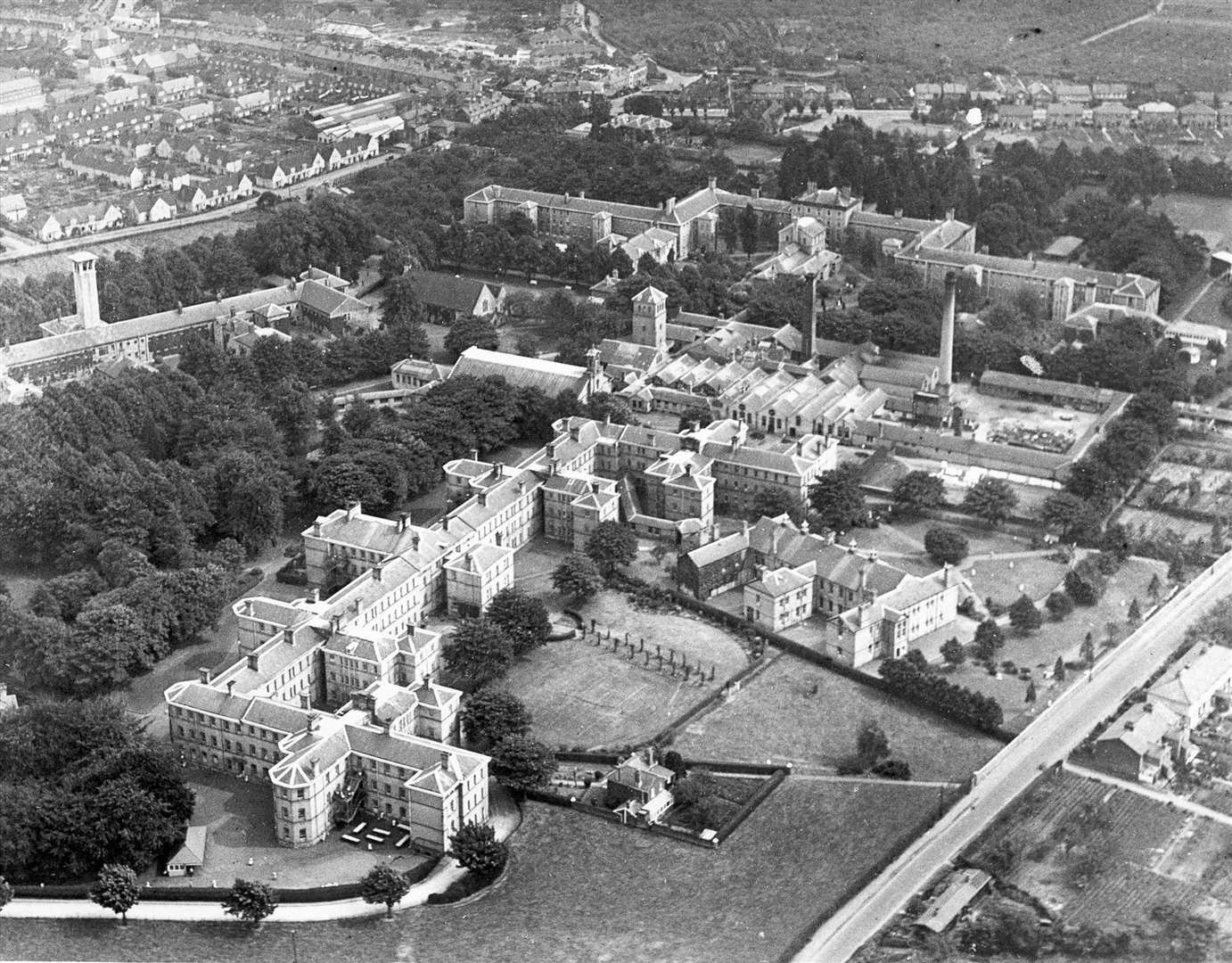 Tragedy struck at Oakwood Hospital in 1957 when a fire broke out. Picture: 'Images of Maidstone book'