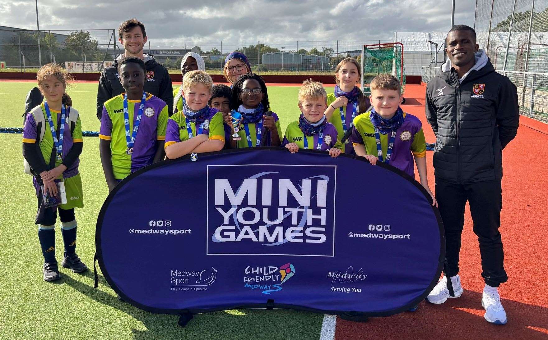 Luton finished third in the Medway Mini Youth Games Hockey Champions Series