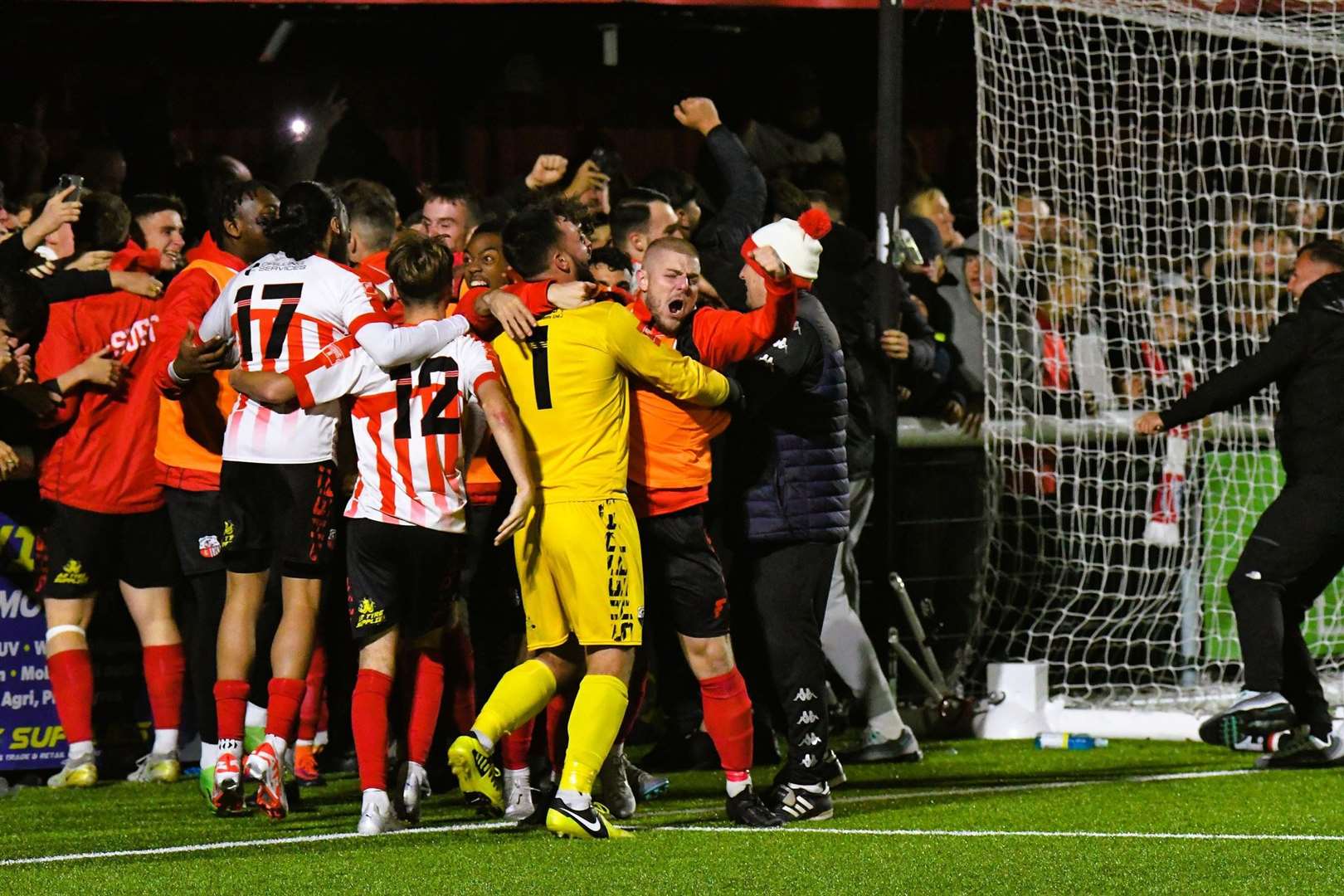 Sheppey reached the first round of the FA Cup with a penalty shootout win over Billericay Picture: Marc Richards