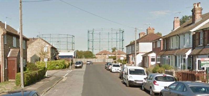 The "distinctive" gas holders in Sevenoaks have now been demolished. Picture: Google