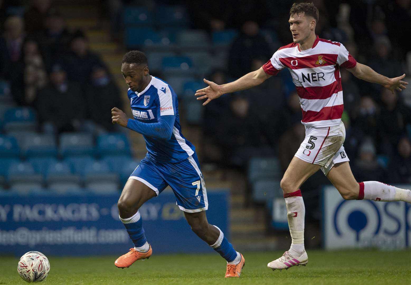 Gillingham forward Brandon Hanlan Picture: Ady Kerry