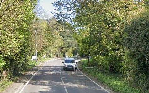 The area affected is said to be south of Sheldwich. Picture: Google Maps