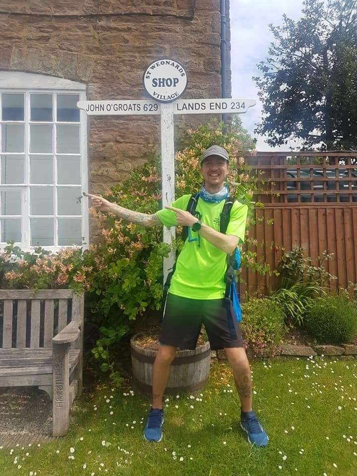 Ryan Brett, from Rainham, is aiming to finish the day in Shrewsbury today. Picture: Ryan Brett