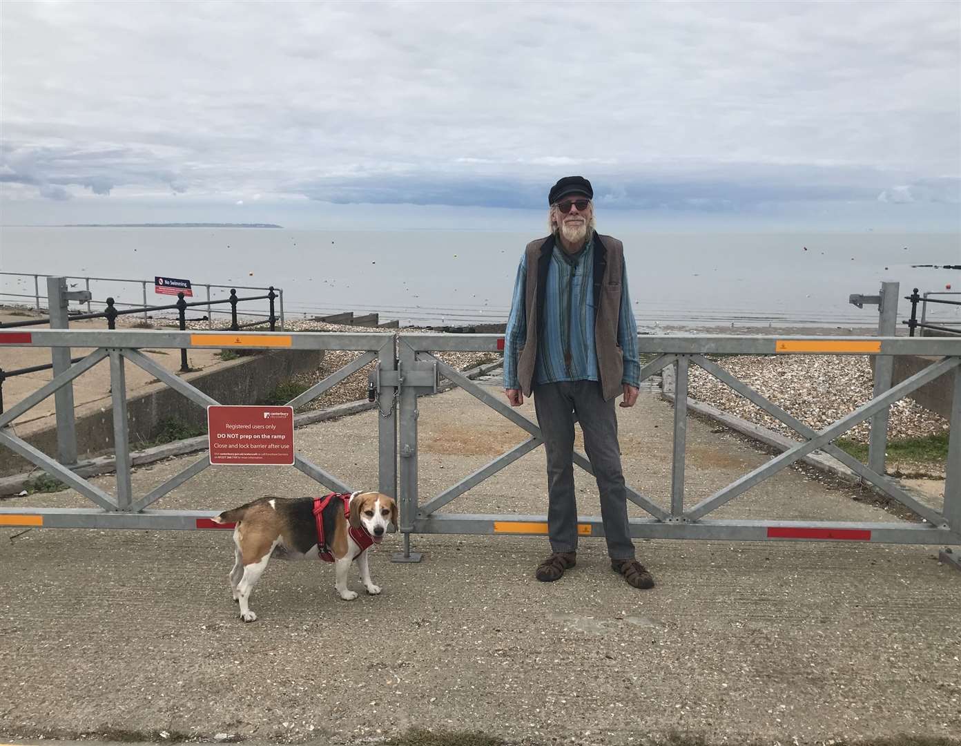 Jerry Bedford and his dog Lexi