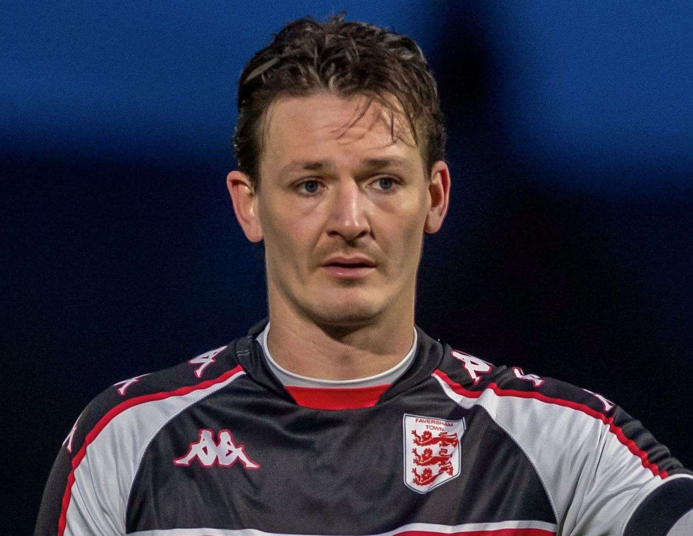 Faversham's Billy Bennett - missed a second-half penalty but then scored the winning goal in their 2-1 weekend win over Snodland. Picture: Ian Scammell