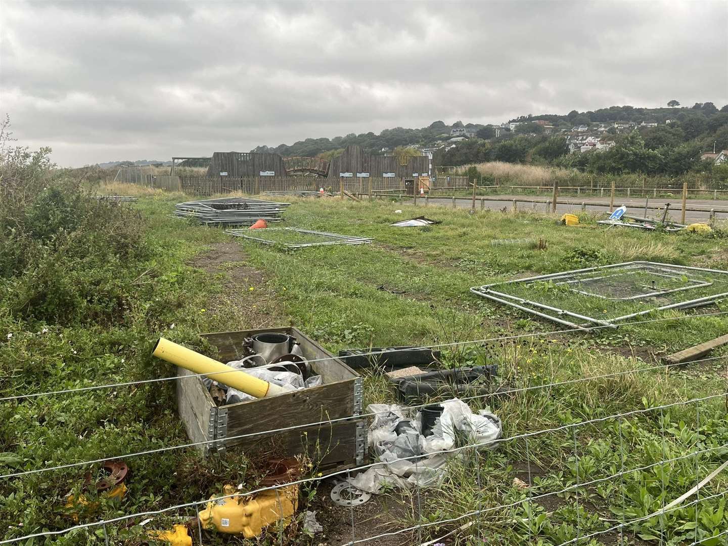 How the Princes Parade site in Hythe currently looks