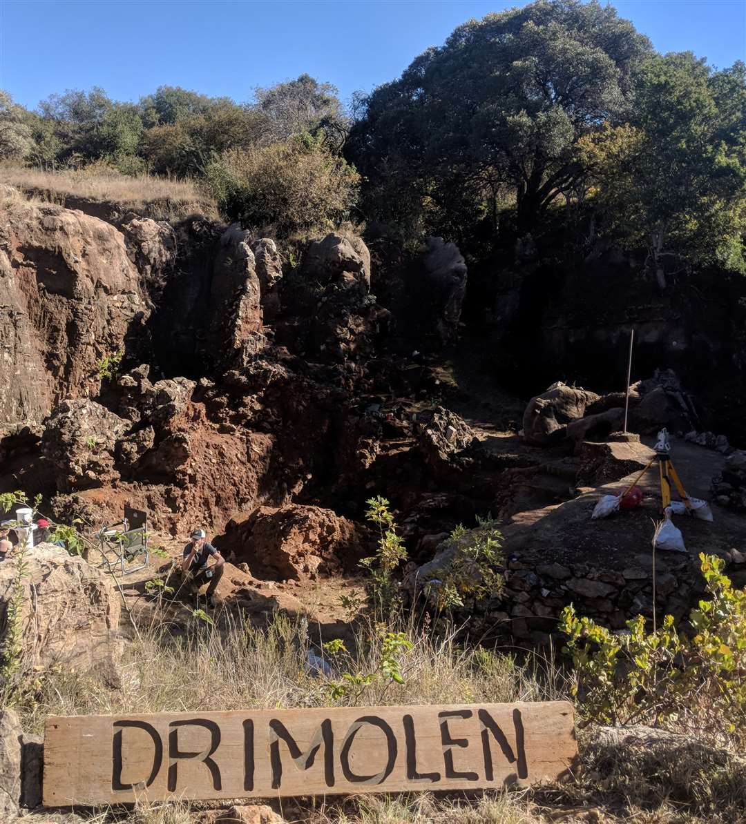 The Drimolen fossil site in the Cradle of Humankind near Johannesburg (Andy Herries/La Trobe University)