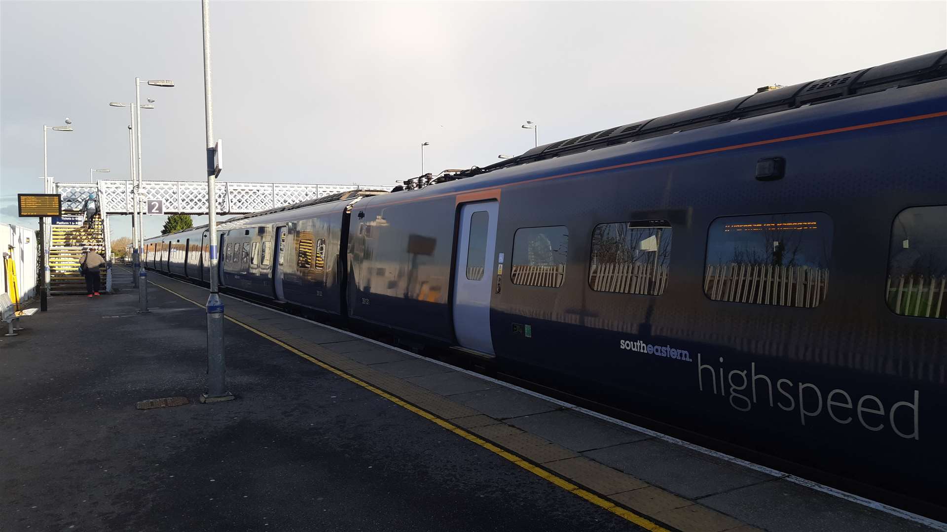 Trains are also being deep cleaned to keep Covid-19 at bay