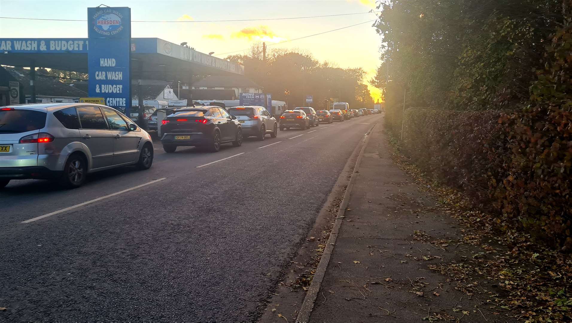 Four-way temporary traffic lights on the A28 at Sturry are testing drivers' patience