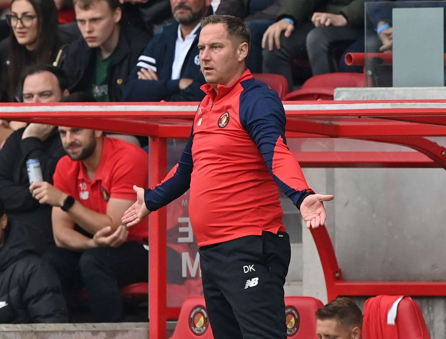 Ebbsfleet boss Dennis Kutrieb will stay true to his principles. Picture: Keith Gillard