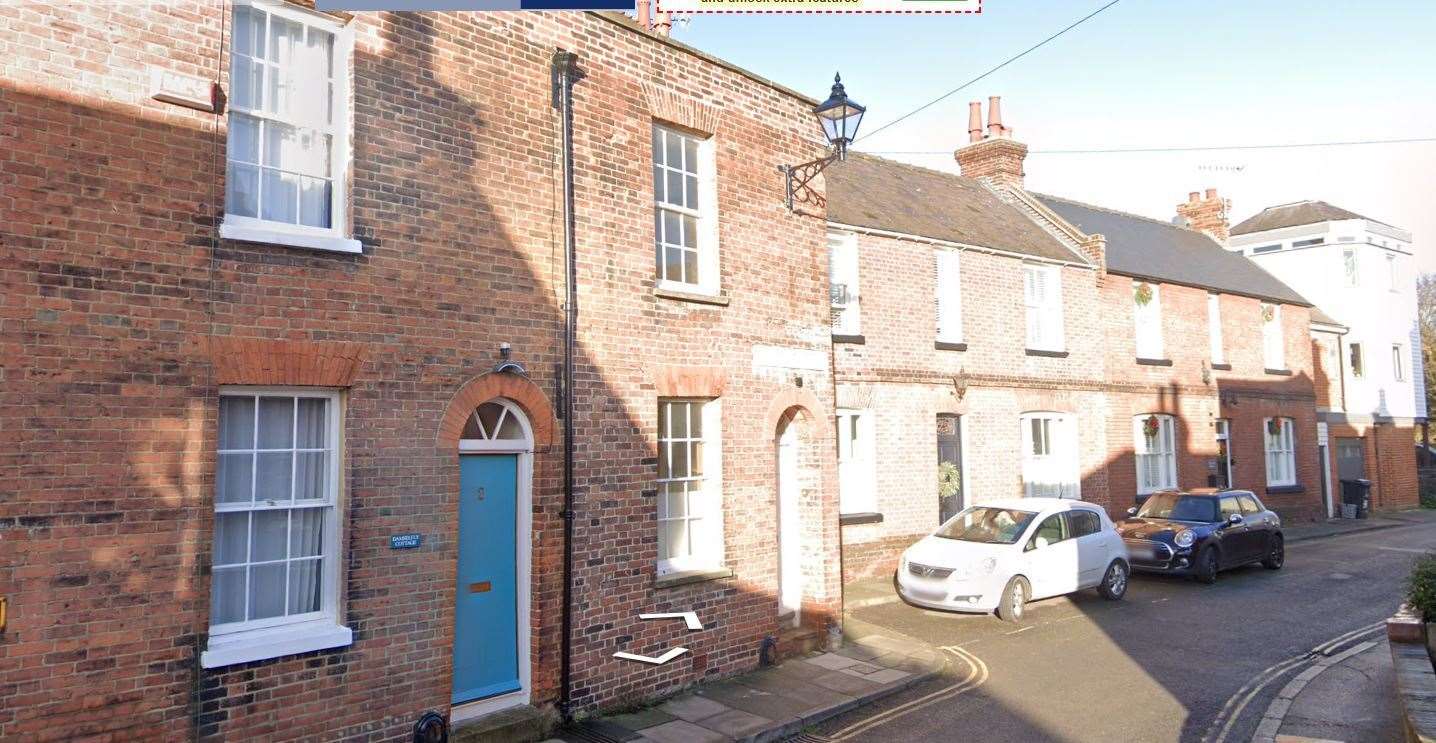 Traditional housing near Canterbury Cathedral