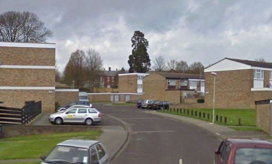 The car was stopped in Suffolk Road, Canterbury. Picture: Google Street View