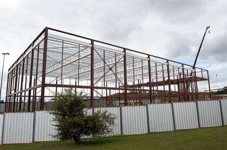 Work in progress on the new buildings at the Isle of Sheppey Academy, West Site