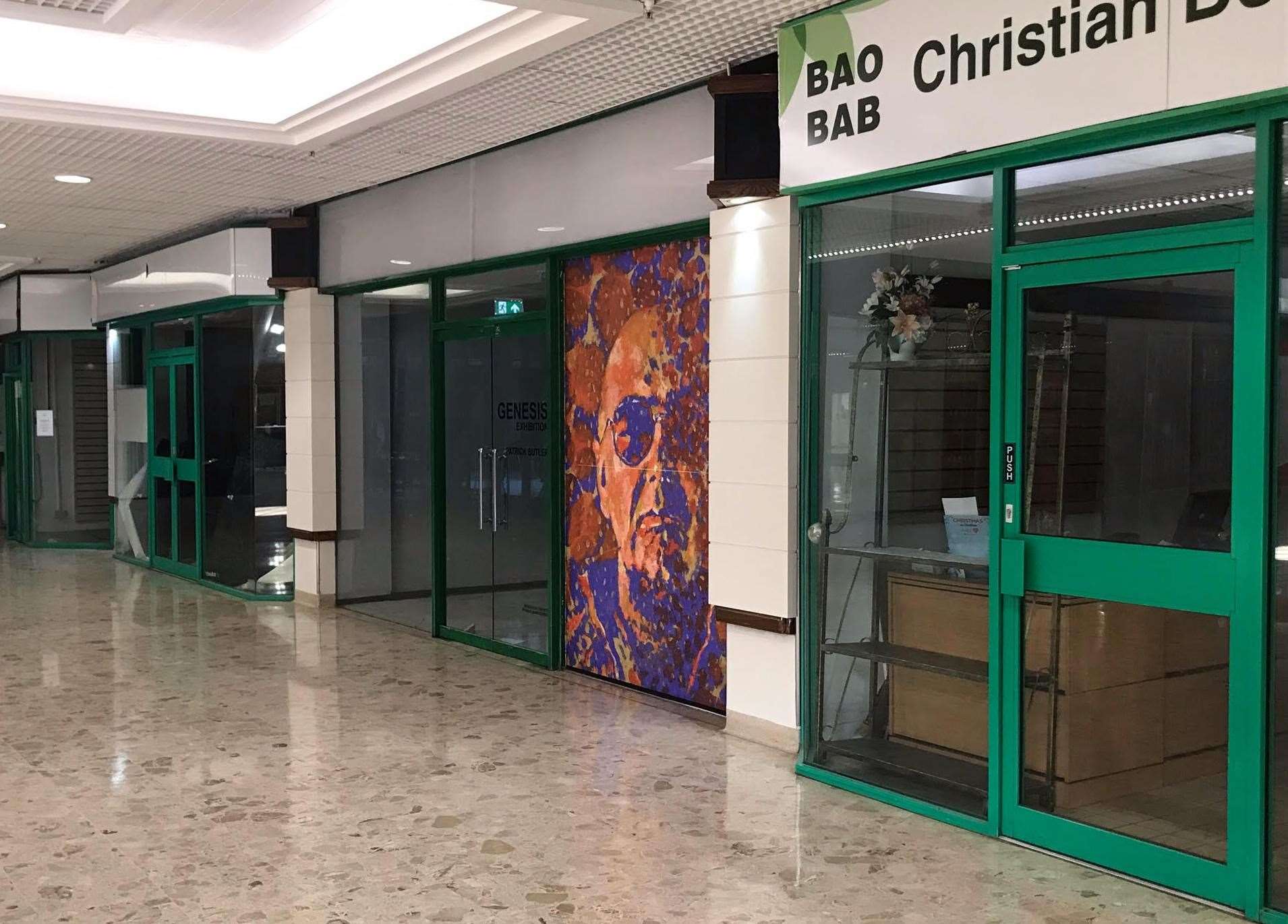 The empty Christian Bookshop on the first floor of the Pentagon which is expected to be converted into a healthy living centre